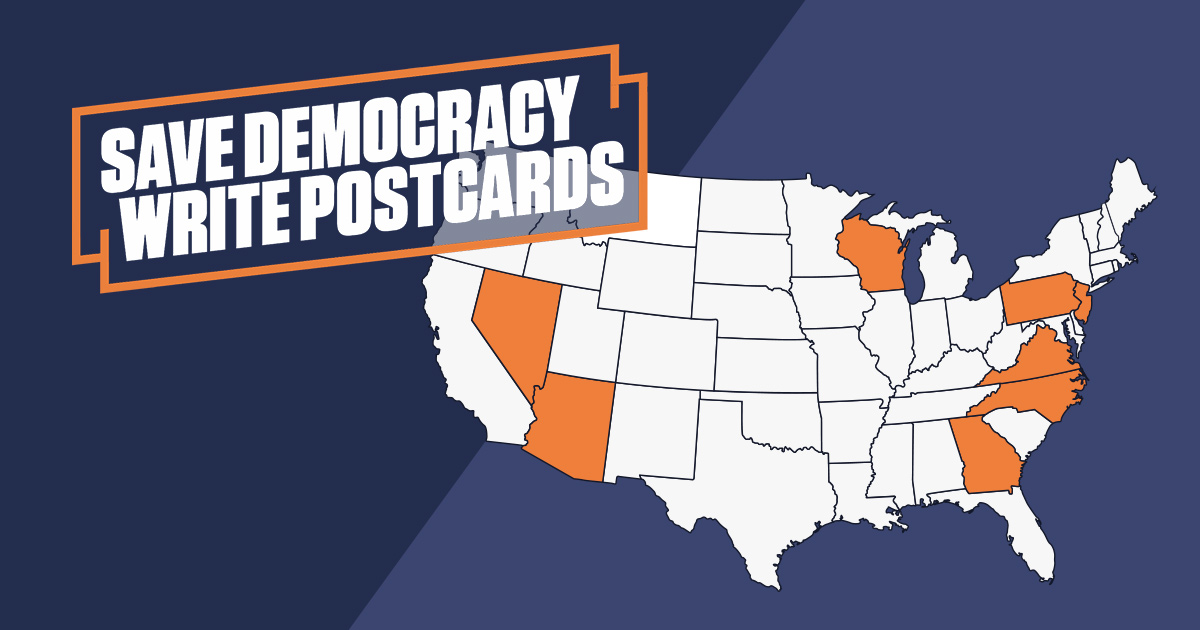 Postcards to Swing States Progressive Turnout Project