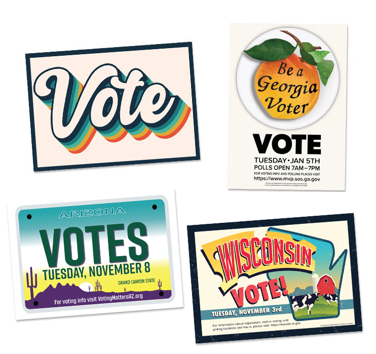 Postcards to Swing States - Progressive Turnout Project